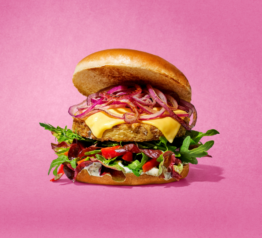 Crispy Knolselderij Burger | Mr.BigMouth