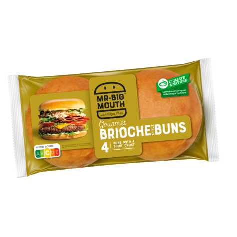 Mr big mouth Brioche Bun
